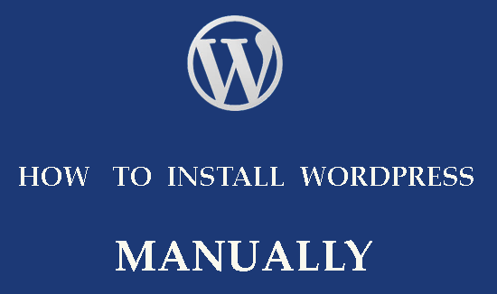 manully install wordpress